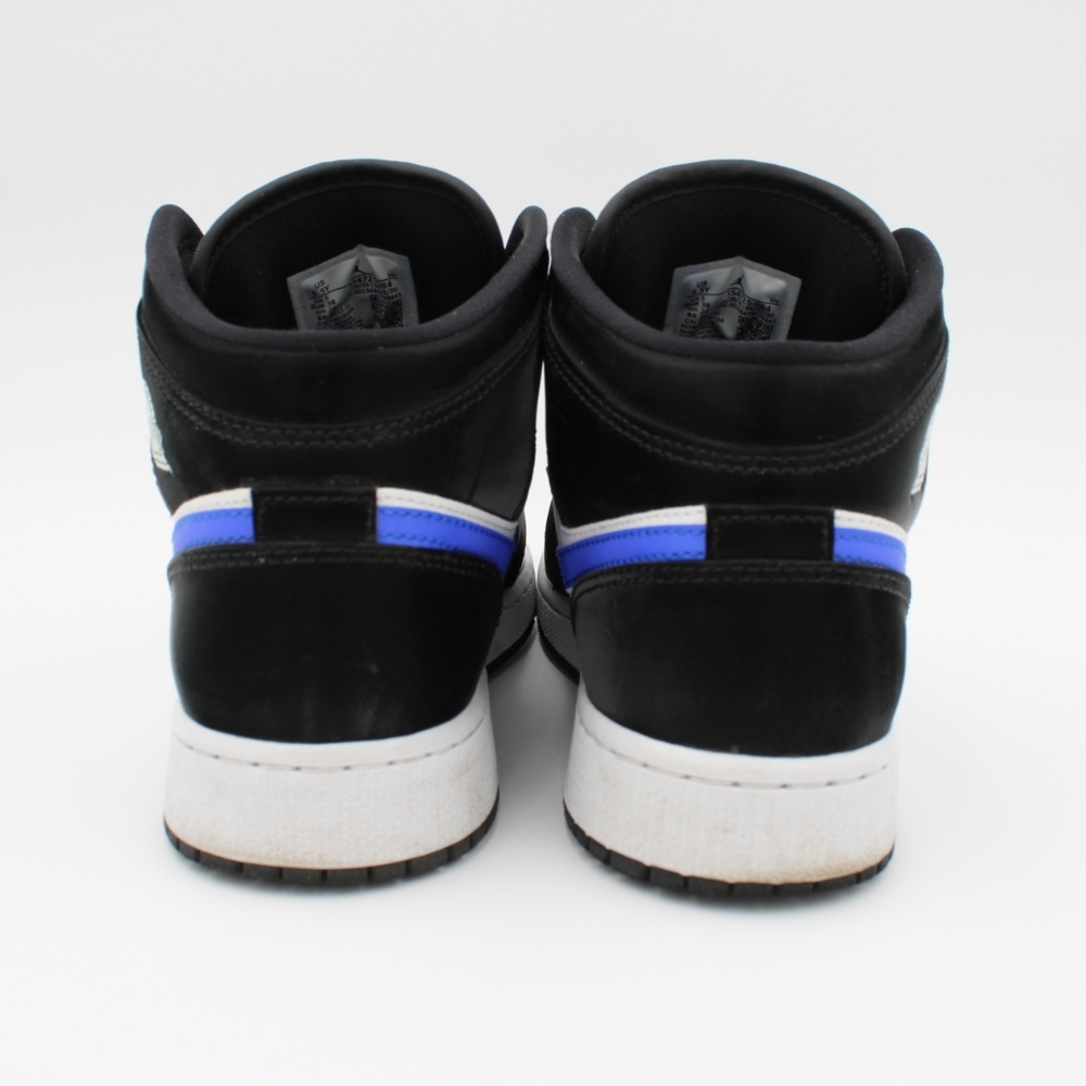 Air Jordan 1 Mid – Black/Racer Blue/White (GS)Size: 5.5Y - Picture 4 of 12